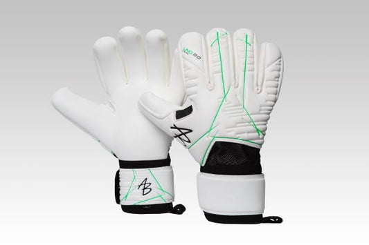 Two views of Uno 2.0.1 Lite Pro Negative Goalkeeper Gloves
